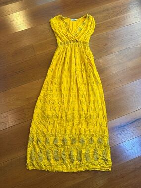 Lapogee Yellow Maxi Dress